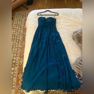 Blue JCrew Size 2 Long Dress